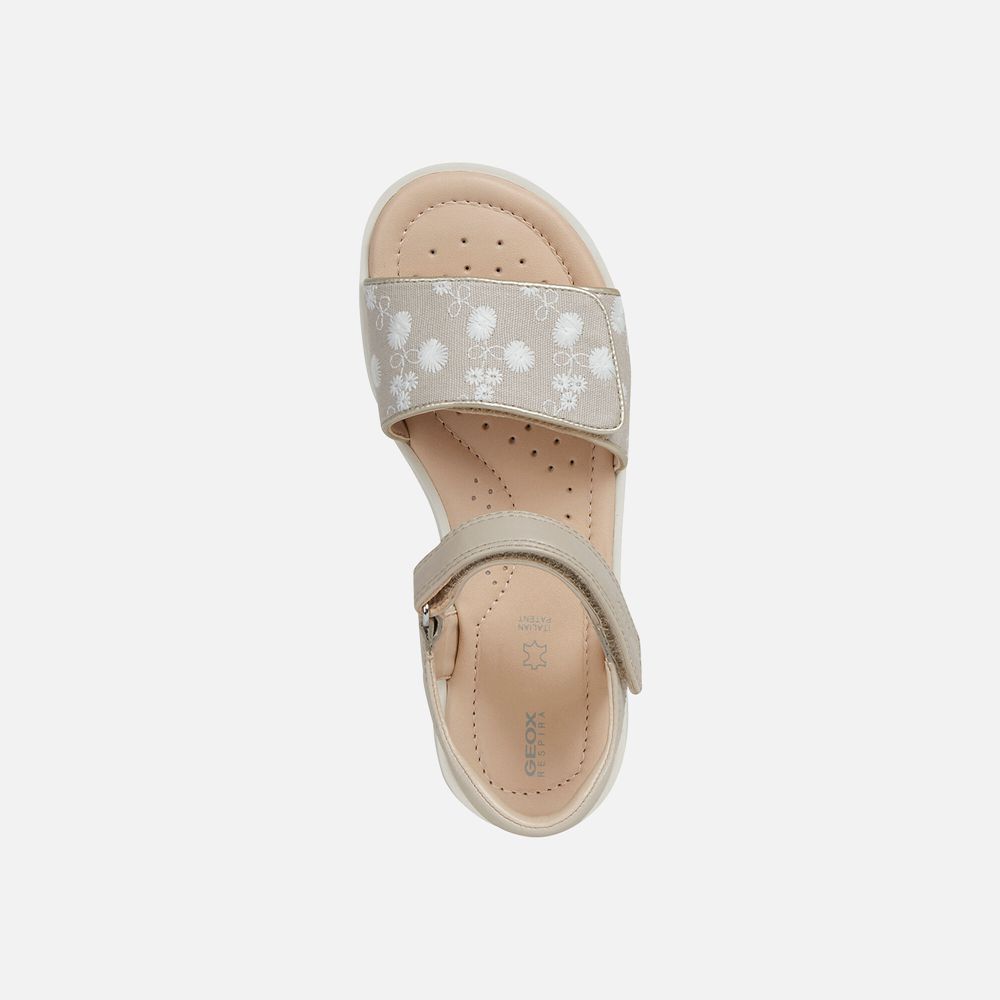 Sandales Geox Coralie - Beige - Fille 165908-GMD